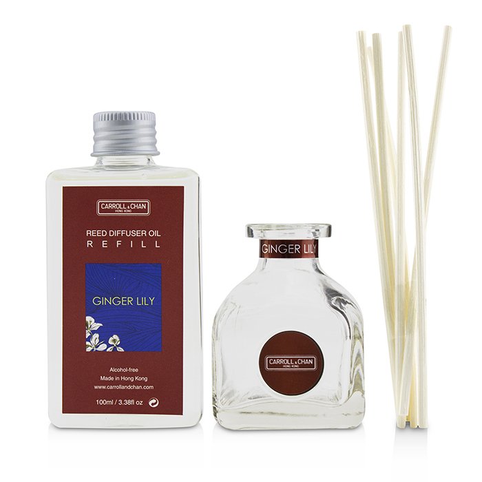 Carroll & Chan 卡羅爾與陳 擴香瓶-薑百合(含擴香棒) Reed Diffuser - Ginger Lily 100ml/3.38ozProduct Thumbnail
