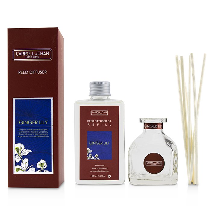 Carroll & Chan 卡羅爾與陳 擴香瓶-薑百合(含擴香棒) Reed Diffuser - Ginger Lily 100ml/3.38ozProduct Thumbnail