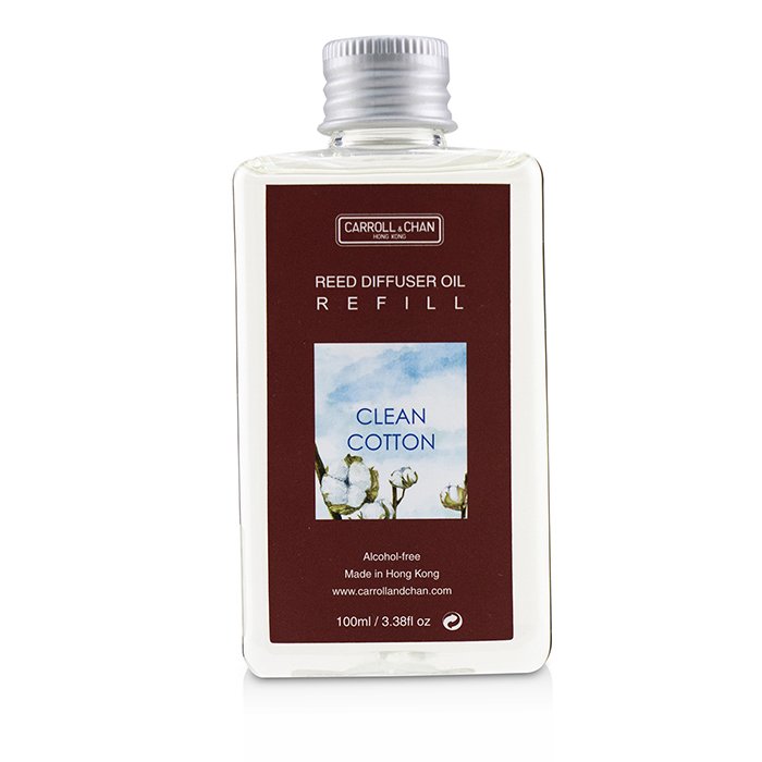 Carroll & Chan Wkład do dyfuzora zapachowego Reed Diffuser Refill - Clean Cotton 100ml/3.38ozProduct Thumbnail