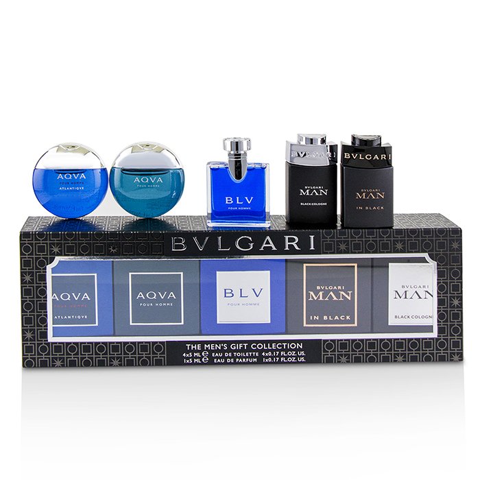 Bvlgari Miniature Coffret: Aqva + Aqva Atlantiqve + In Black + Black Cologne + BLV 5x5ml/0.17ozProduct Thumbnail
