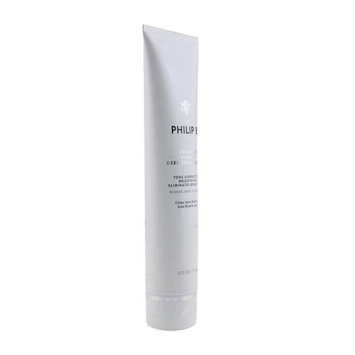 Philip B Icelandic Blonde Deep Conditioner (Tone Correcting Brightening Eliminates Brassiness - Blonde, Gray, Silver Hair) 178ml/6ozProduct Thumbnail