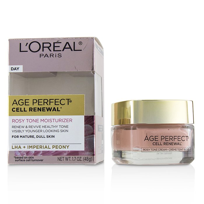 L'Oreal Age Perfect Cell Renewal Rosy Tone Moisturizer - For Mature, Dull Skin 48g/1.7ozProduct Thumbnail