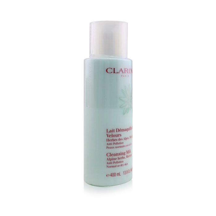 Clarins czko oczyszczające dla skóry normalnej lub suchej Anti-Pollution Cleansing Milk With Alpine Herbs, Maringa - Normal or Dry Skin 400ml/14ozProduct Thumbnail