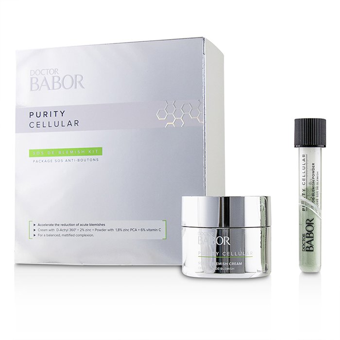 Babor Doctor Babor Purity Cellular SOS De-Blemish Kit: De-Blemish Cream 50 ml / 1,7 oz + De-Blemish Powder 5 g / 0,16 oz 2pcsProduct Thumbnail