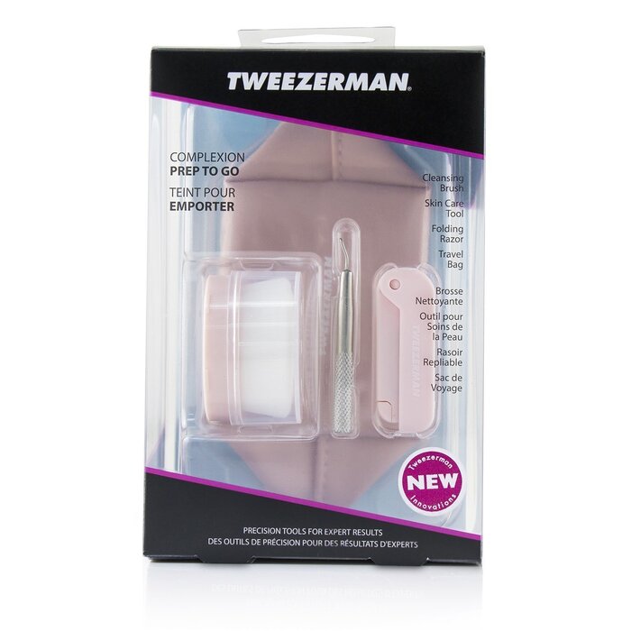 Tweezerman - Complexion Prep To Go Set: Cleansing Brush + Skin