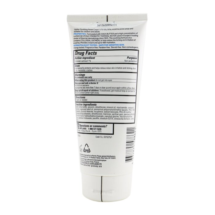 La Roche Posay Lipikar Eczema Soothing Relief Cream 200 ml / 6.76ozProduct Thumbnail