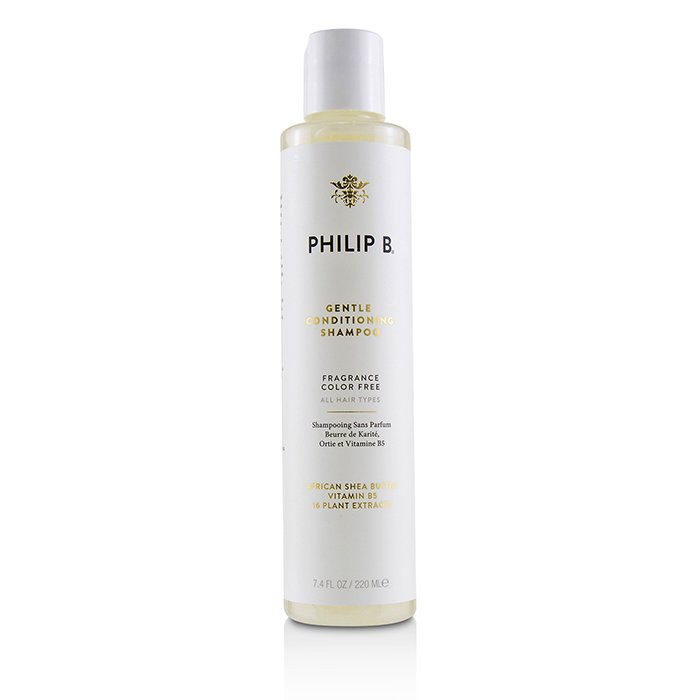 Philip B Gentle Conditioning Shampoo (Fragrance Color Free - All Hair Types) שמפו עבור כל סוגי השיער 220ml/7.4ozProduct Thumbnail