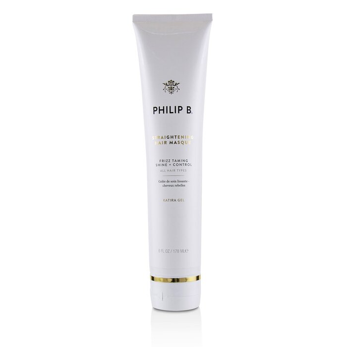 Philip B Straightening Hair Masque (Frizz Taming Shine + Control - All Hair Types) מסכה עבור כל סוגי השיער 178ml/6ozProduct Thumbnail