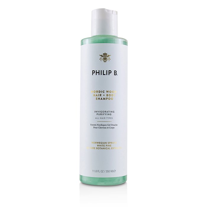 Philip B Nordic Wood Hair + Body Shampoo (Invigorating Purifying - All Hair Types)  350ml/11.8ozProduct Thumbnail