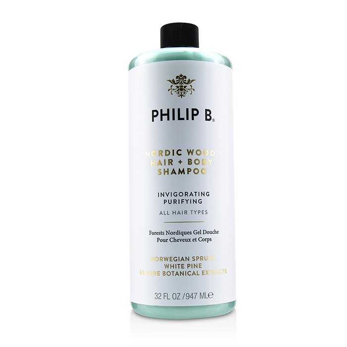 Philip B Nordic Wood Hair + Body Shampoo (Invigorating Purifying - All Hair Types)  947ml/32ozProduct Thumbnail