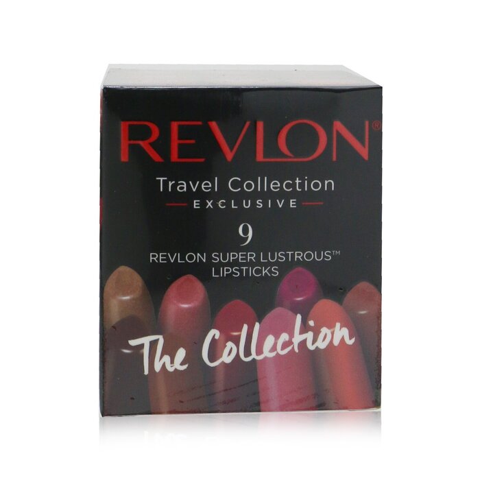 Revlon 9 Super Lustrous Lip Cube Set סט לשפתיים (מהדורת נסיעות מיוחדת) 9x4.2g/0.15ozProduct Thumbnail