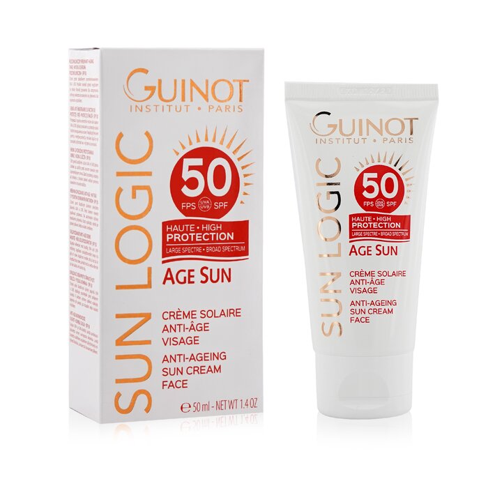 Guinot Sun Logic Age Sun Антивозрастной Солнцезащитный Крем для Лица SPF 50 50ml/1.4ozProduct Thumbnail