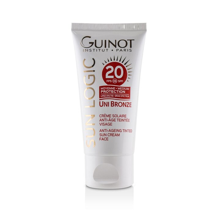 Guinot Sun Logic Uni Bronze Антивозрастной Тональный Солнцезащитный Крем для Лица SPF 20 50ml/1.4ozProduct Thumbnail