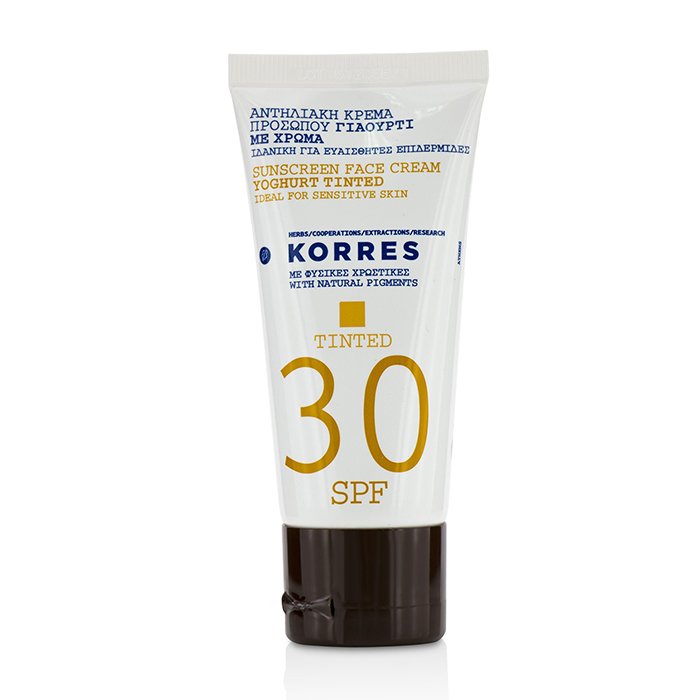珂诺诗 Korres Korres Yoghurt Tinted Sunscreen Face Cream SPF30 - Ideal For Sensitive Skin (Exp. Date 11/2018) 50ml/1.69ozProduct Thumbnail
