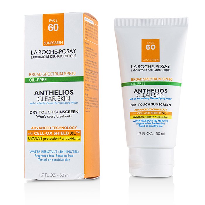 La Roche Posay Anthelios Clear Skin Dry Touch Sunscreen For Face SPF 60 - Oil-Free 50ml/1.7ozProduct Thumbnail