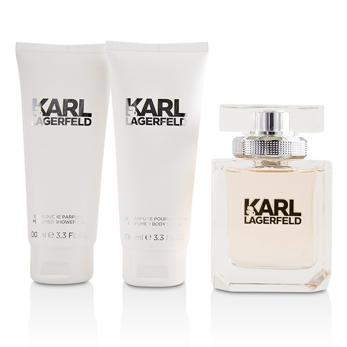 Lagerfeld Zestaw Lagerfeld Coffret: Eau De Parfum Spray 85ml/2.8oz + Perfumed Body Lotion 100ml/3.3oz + Perfumed Shower Gel 100ml/3.3oz 3pcsProduct Thumbnail