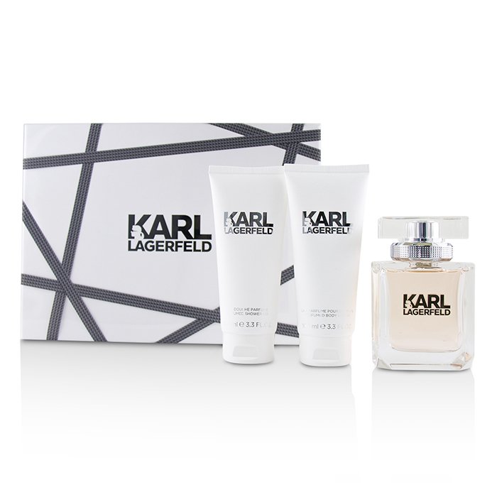 Lagerfeld Lagerfeld Coffret: Eau De Parfum Spray 85ml/2.8oz + Perfumed Body Lotion 100ml/3.3oz + Perfumed Shower Gel 100ml/3.3oz 3pcsProduct Thumbnail
