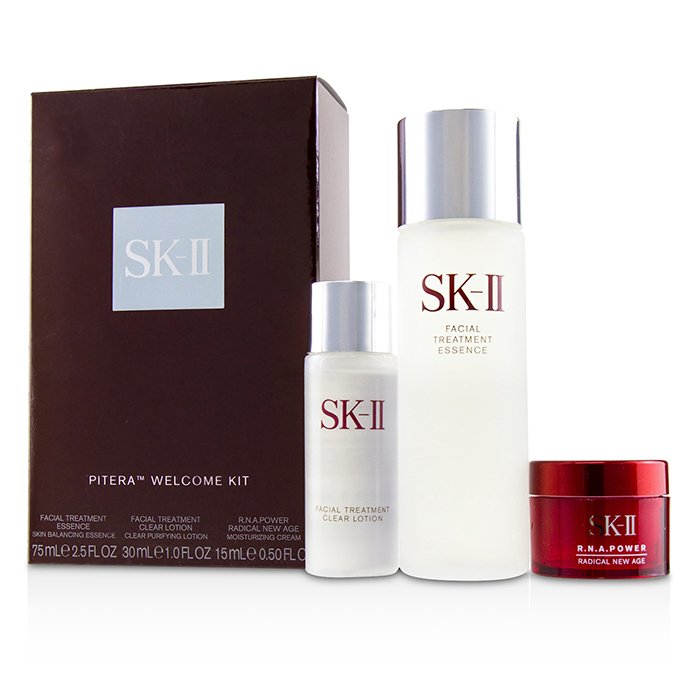 SK-II SK II Pitera Welcome Kit: Facial Treatment Clear Lotion 30ml + Facial Treatment Essence 75ml + R.N.A. Power Cream 15ml 3pcsProduct Thumbnail