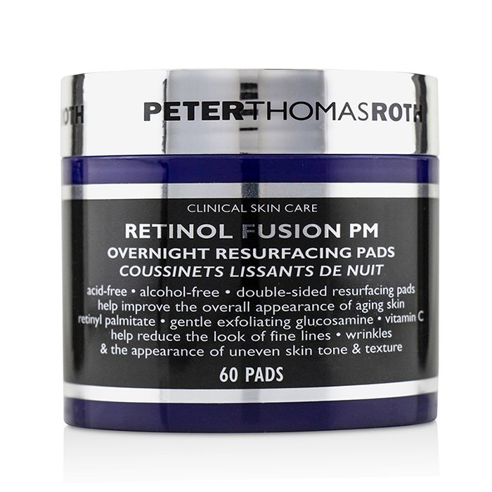 Peter Thomas Roth 彼得羅夫 維他命A夜間煥膚棉片60片(無刺激性的角質代謝)Retinol Fusion PM Overnight Resurfacing Pads 60padsProduct Thumbnail