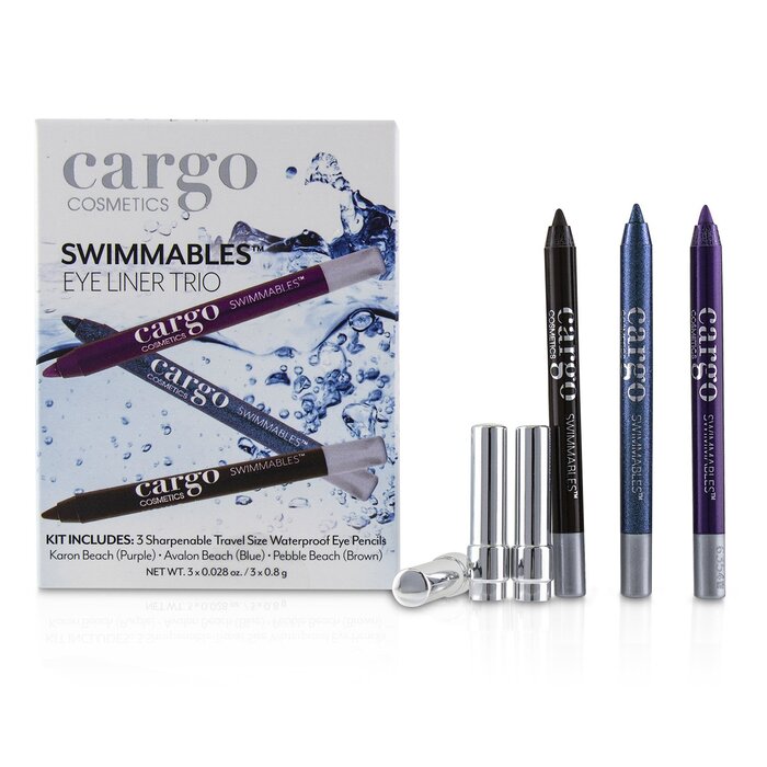 Cargo Swimmables Eye Liner Trio שלישיית אייליינרים 3x0.8g/0.028ozProduct Thumbnail