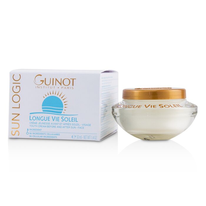 Guinot Sun Logic Longue Vie Soleil Youth Cream Before & After Sun - קרם פנים לפני ואחרי השמש 50ml/1.4ozProduct Thumbnail