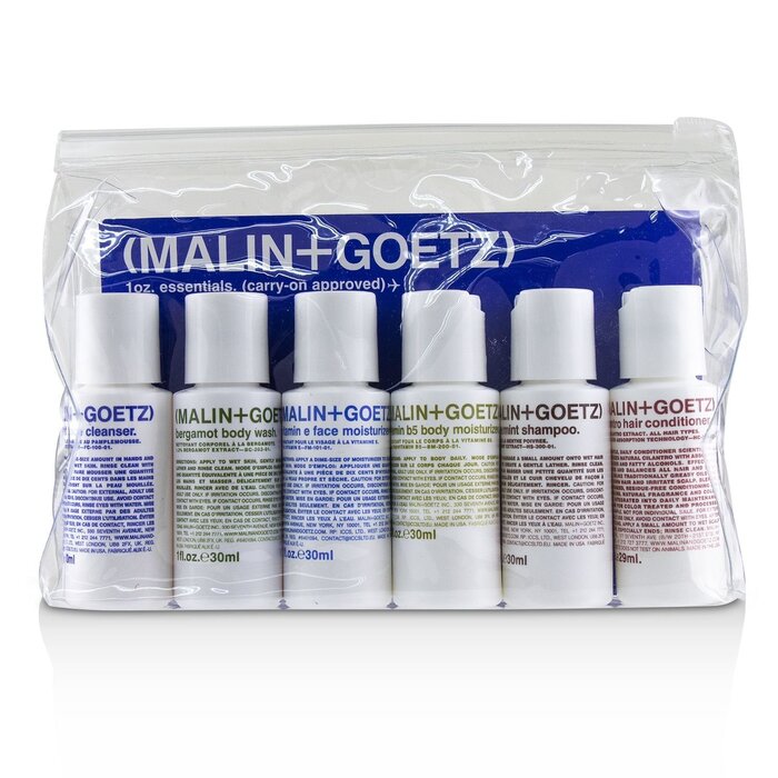 MALIN+GOETZ 1oz. Essentials Kit: Grapefruktrens + ansiktskrem + kroppssåpe + body lotion + sjampo + balsam 6pcsProduct Thumbnail