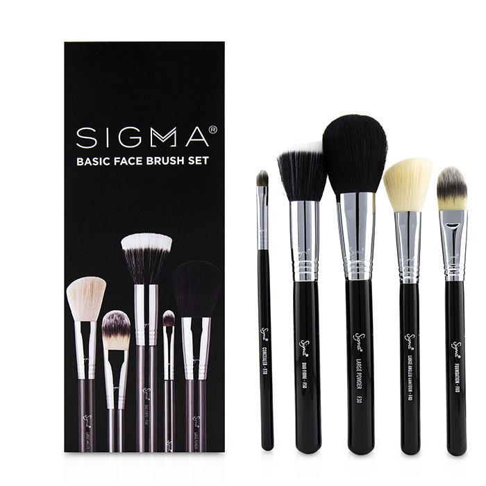 シグマ ビューティ Sigma Beauty ベーシック フェイス キット プロフェッショナル ブラシ コレクション 5pcsProduct Thumbnail