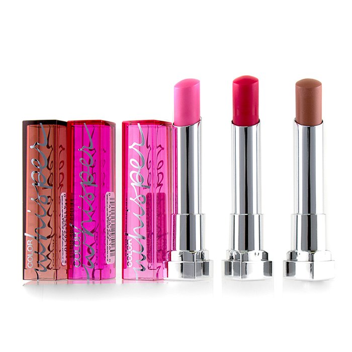 メイベリン Maybelline Color Whisper Lipstick Set ( 3x3g/0.11ozProduct Thumbnail