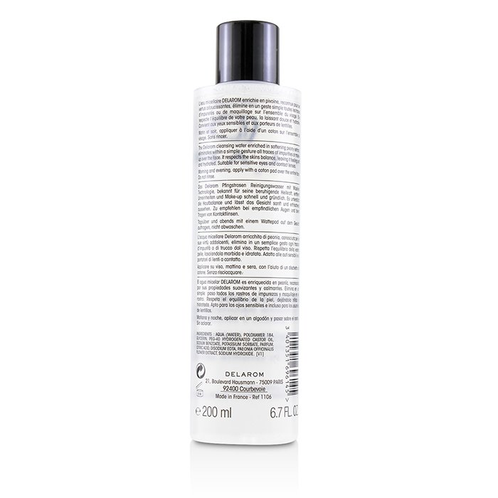 DELAROM 牡丹保濕卸妝潔膚水 - 一般與敏感肌膚Cleansing Water 200ml/6.7ozProduct Thumbnail