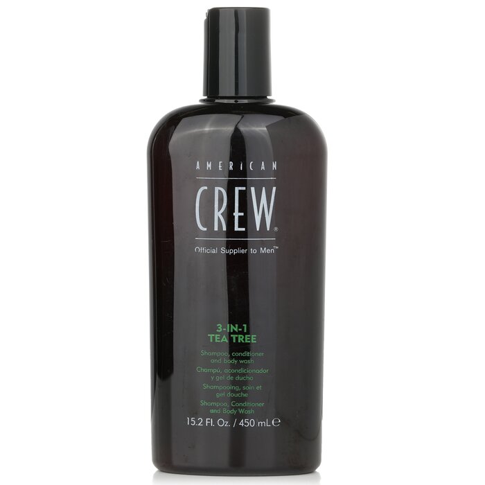 American Crew Men 3-IN-1 Tea Tree Shampoo, Conditioner and Body Wash 450ml/15.2ozProduct Thumbnail