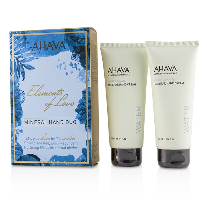 Ahava Elements Of Love Mineral Hand Duo (2x Deadsea Water Mineral Hand Cream 100ml/3.4oz) 2x100ml/3.4ozProduct Thumbnail