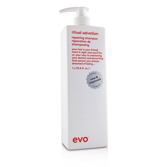 Evo 拯救平凡洗髮精 (護色 呵護燙染受損, 乾燥, 脆弱易斷髮) Ritual Salvation Repairing Shampoo 1000ml/33.8ozProduct Thumbnail