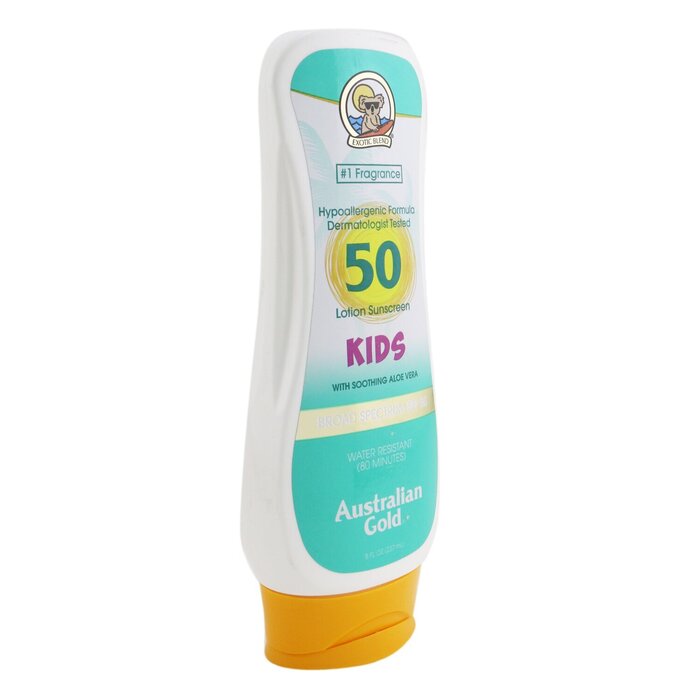 Australian Gold Lotion Sunscreen Broad Spectrum SPF 50 with Soothing Aloe Vera - For Kids 237ml/8ozProduct Thumbnail