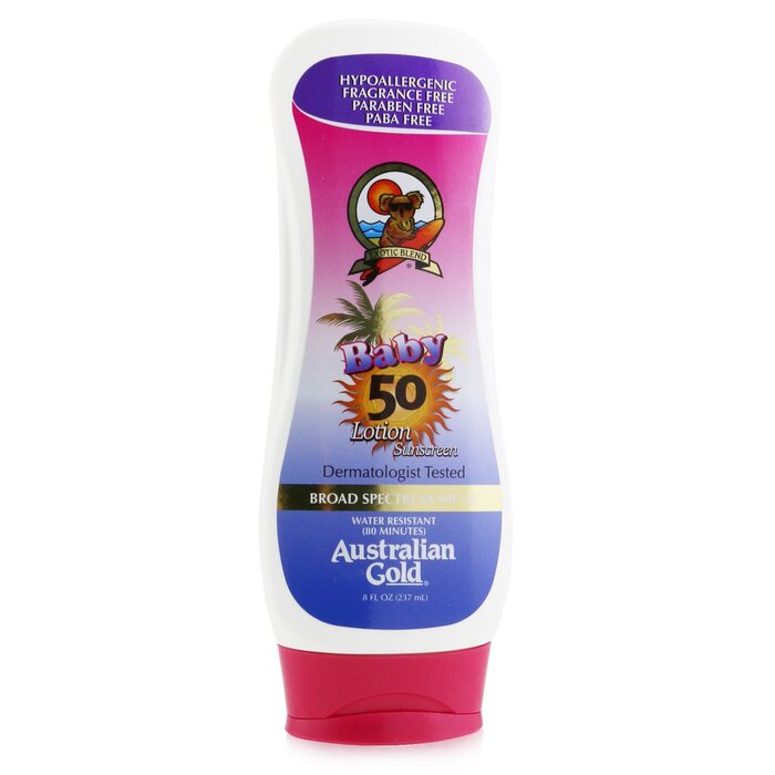 Australian Gold Lotion Sunscreen Broad Spectrum SPF 50 - For Baby 237ml/8ozProduct Thumbnail