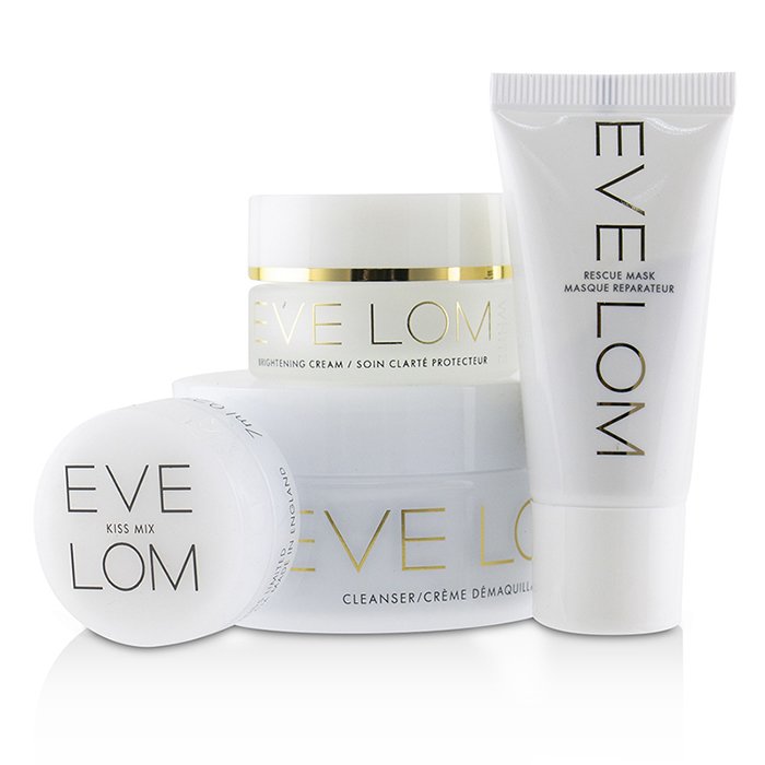 Eve Lom The Radiant Ritual: Cleanser 50ml + Rescue Mask 15ml + Brightening Cream 10ml + Kiss Mix 7ml 4pcsProduct Thumbnail