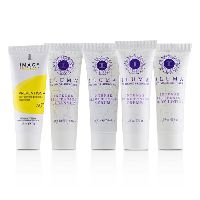 Image Iluma Trial Kit: 1x Cleanser, 1x Serum, 1x Body Lotion, 1x Creme, 1x Prevention+ Ultimate Moisturizer SPF 50 5pcsProduct Thumbnail
