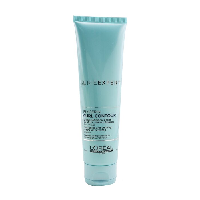 L'Oreal Professionnel Serie Expert - Curl Contour Glycerin Nourishing and Defining Cream (For Curly Hair) קרם מזין לשיער מתולתל 150ml/5.1ozProduct Thumbnail