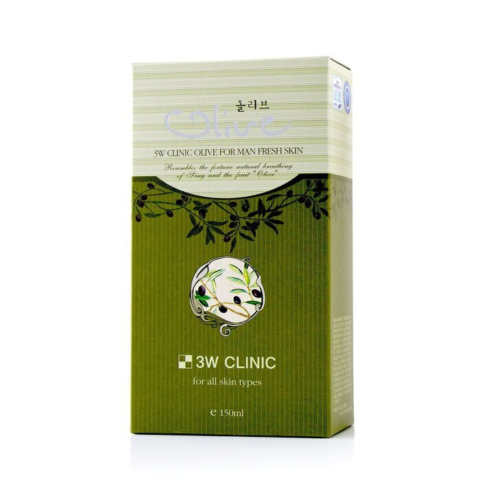 3W诊所  3W Clinic 橄榄男士清新爽肤水Olive For Man - Fresh Skin 150ml/5ozProduct Thumbnail