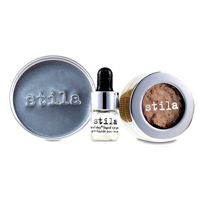 Stila Magnificent Metals Foil Finish Eye Shadow With Mini Stay All Day Liquid Eye Primer צללית עם מיני פרימר 2pcsProduct Thumbnail