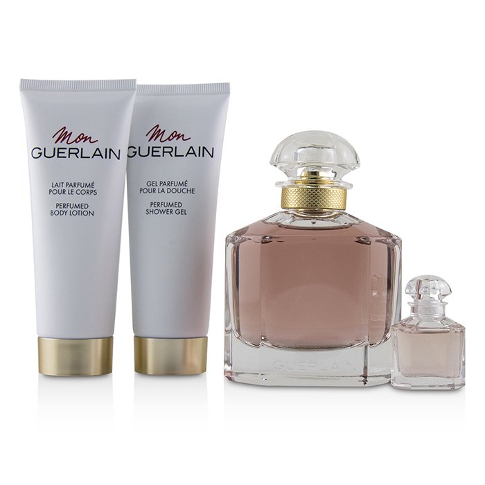 Guerlain Mon Guerlain Coffret: Eau De Parfum Spray 100ml/3.3oz + Eau De Parfum 5ml/0.16oz + Perfumed Body Lotion 75ml/2.5oz + Perfumed Shower Gel 75ml/2.5oz 4pcsProduct Thumbnail