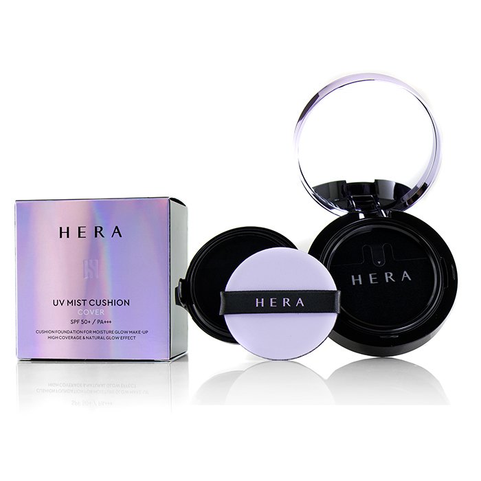 Hera UV Mist Cushion Cover High Coverage & Natural Glow SPF 50 med ekstra refill 2x15g/0.5ozProduct Thumbnail