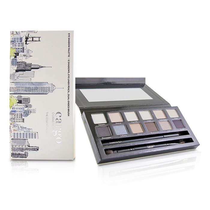 Cargo 卡高  The Essentials Eyeshadow Palette (12x Eyeshadow, 1x Eye Liner Pencil, 1x Dual Ended Brush) Picture ColorProduct Thumbnail