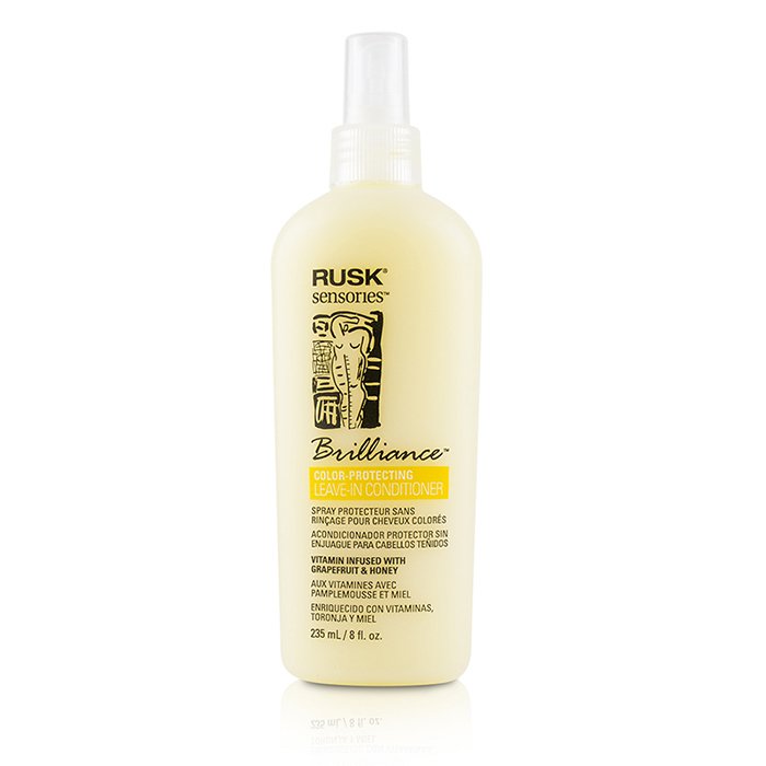 Rusk Sensories Brilliance Color-Protecting Leave-In Conditioner (Vitamin Infused with Grapefruit & Honey) 235ml/8ozProduct Thumbnail