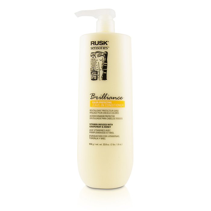 Rusk Sensories Brilliance Color-Protecting Leave-In Conditioner (Vitamin Infused with Grapefruit & Honey) 958g/33.8ozProduct Thumbnail