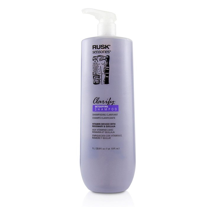 Rusk Szampon do włosów Sensories Clarify Detoxifying Shampoo (Vitamin Infused with Rosemary & Quillaja) 1000ml/33.8ozProduct Thumbnail