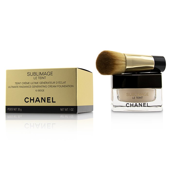  Chanel Sublimage Le Teint Ultimate Radiance-Generating Cream  Foundation - # 30 Beige Women Foundation 1 oz : Beauty & Personal Care