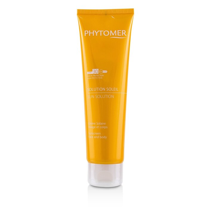 Phytomer Sun Solution Sunscreen SPF 30 (For Face and Body) קרם הגנה עבור הפנים והגוף 125ml/4.2ozProduct Thumbnail