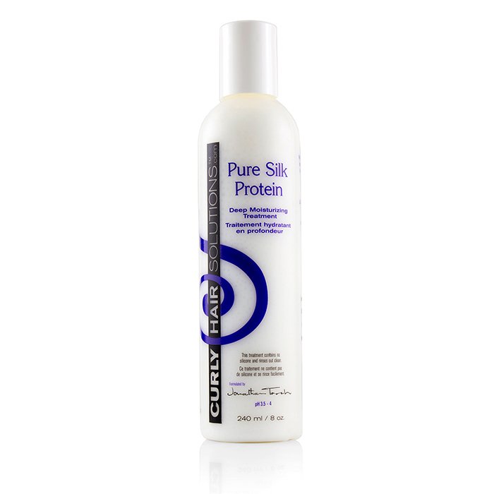 Curly Hair Solution 深層滋潤頭髮護理Pure Silk Protein Deep Moisturizing Treatment 240ml/8ozProduct Thumbnail