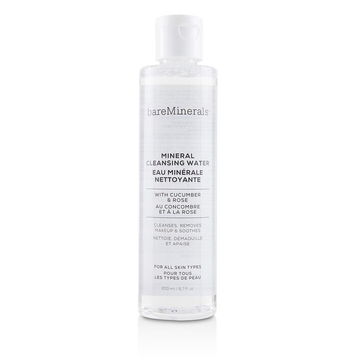 BareMinerals Mineral Cleansing Water with Cucumber & Rose 200ml/6.7ozProduct Thumbnail