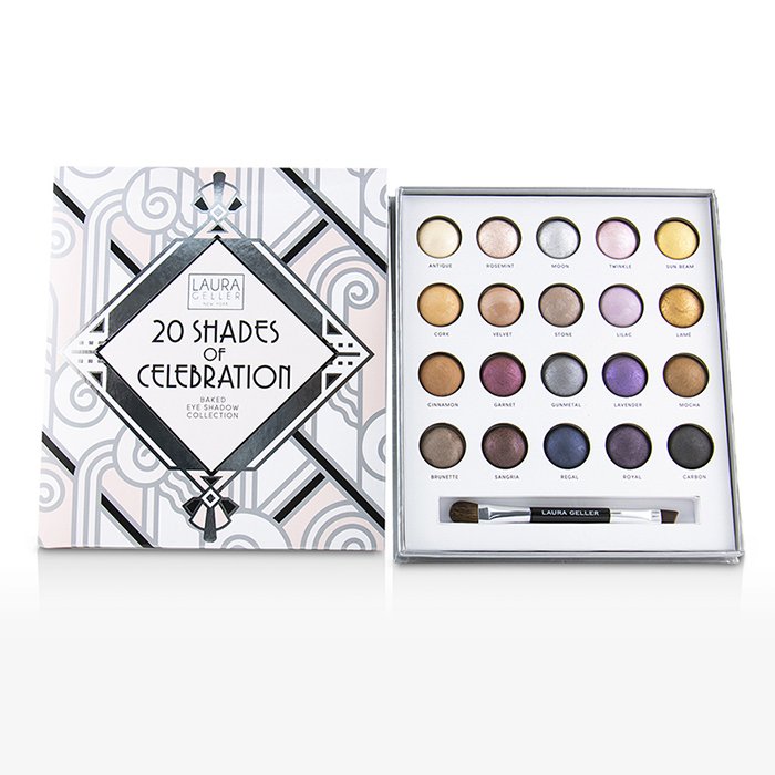Laura Geller 20色眼影盤20 Shades Of Celebration Baked Eyeshadow Collection 20x0.5g/0.018ozProduct Thumbnail